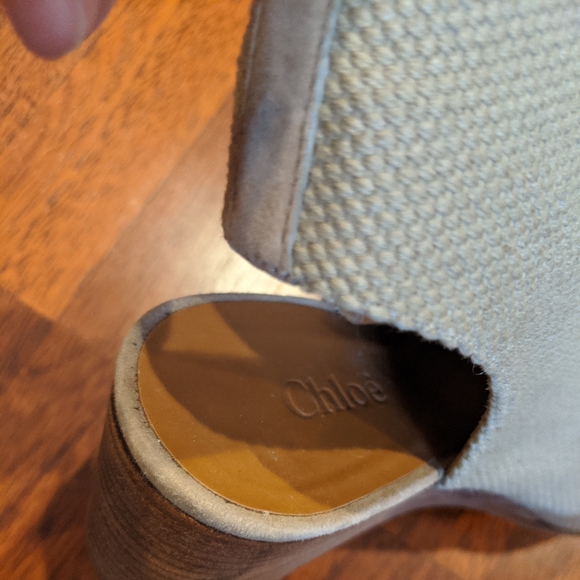 *SOLD* Chloé open wedge sandals - Picture 3 of 7